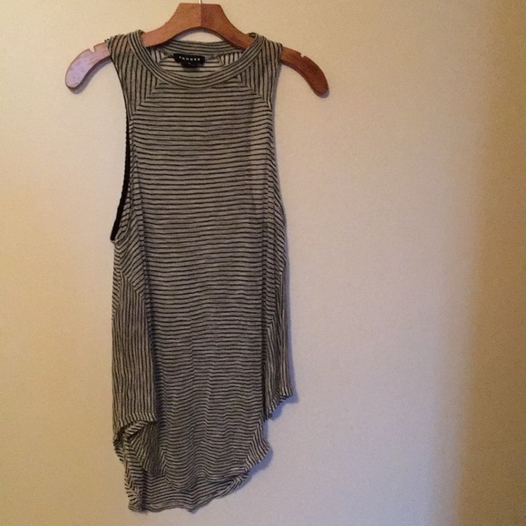 Sheer striped top - Picture 2 of 3